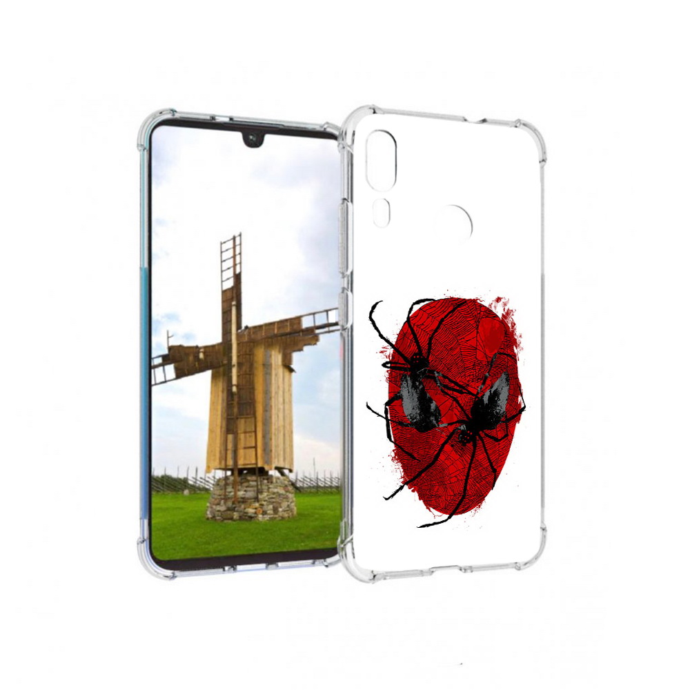 

Чехол MyPads Tocco для Motorola Moto E6 Plus человек паук (PT150579.352.673), Прозрачный, Tocco