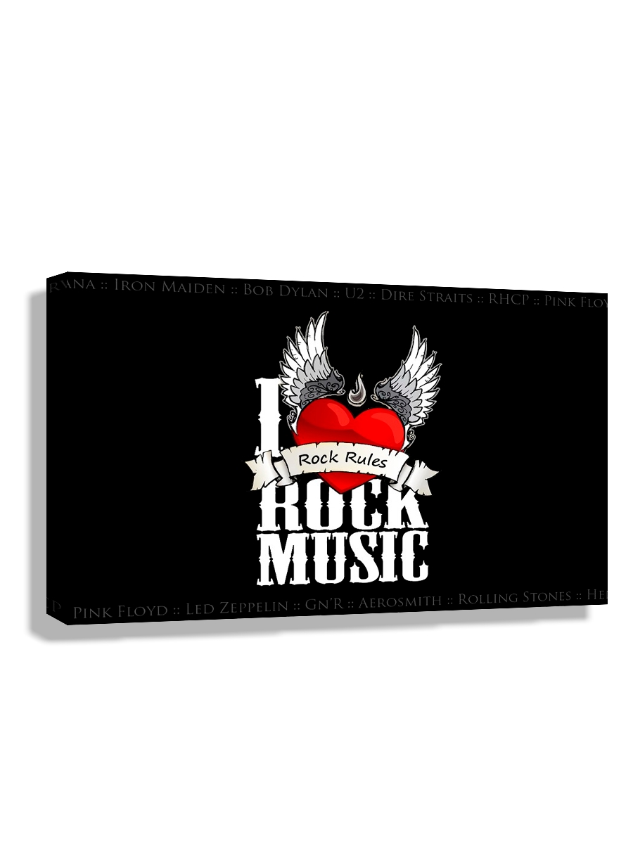 

Картина DRABS 50x30 см на холсте ROCK MUSIC