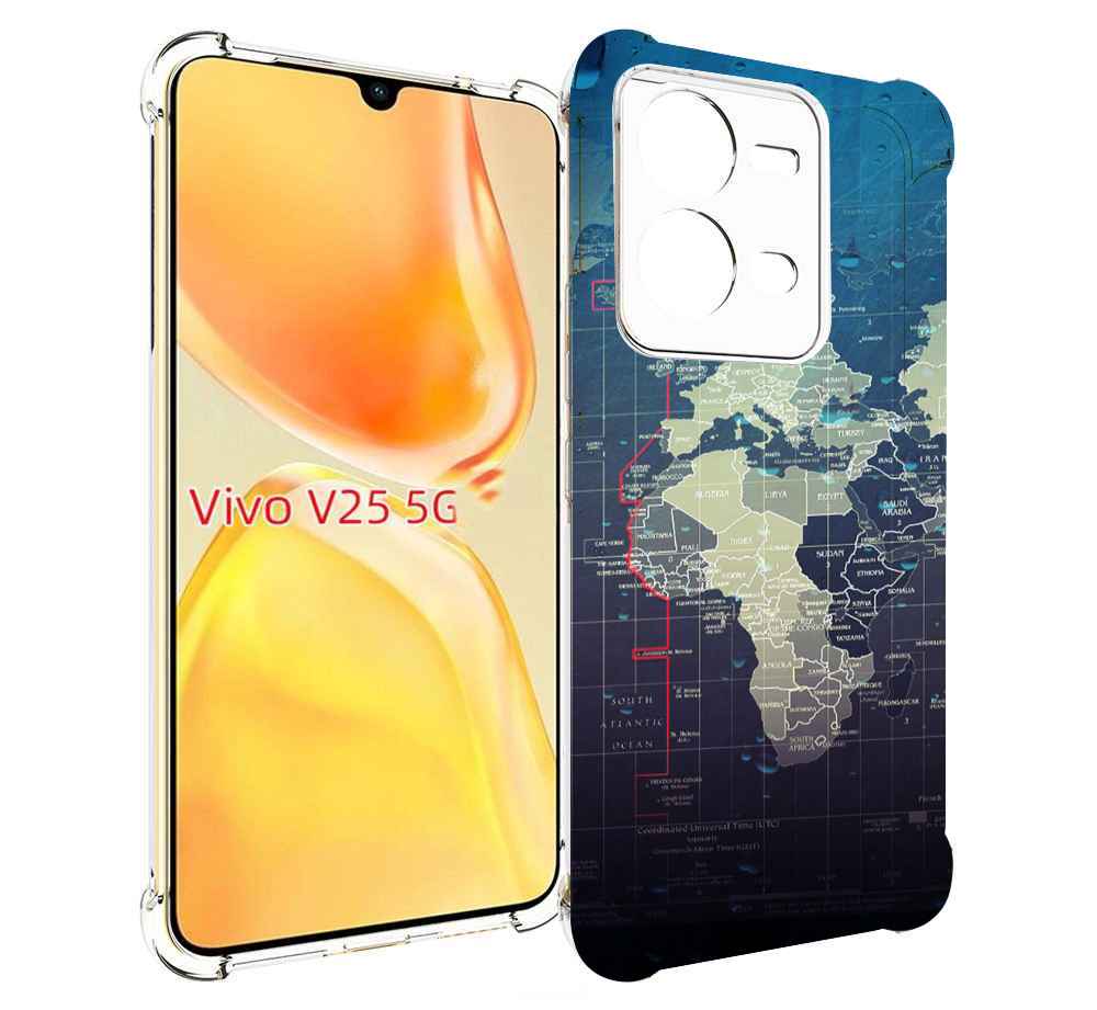 

Чехол MyPads бункер-анклава для Vivo V25 5G / V25e, Прозрачный, Tocco