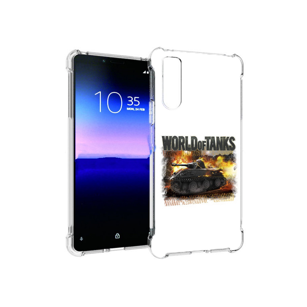 

Чехол MyPads Tocco для Sony Xperia 10 II Мир танков-2 (PT158941.227.118), Прозрачный, Tocco
