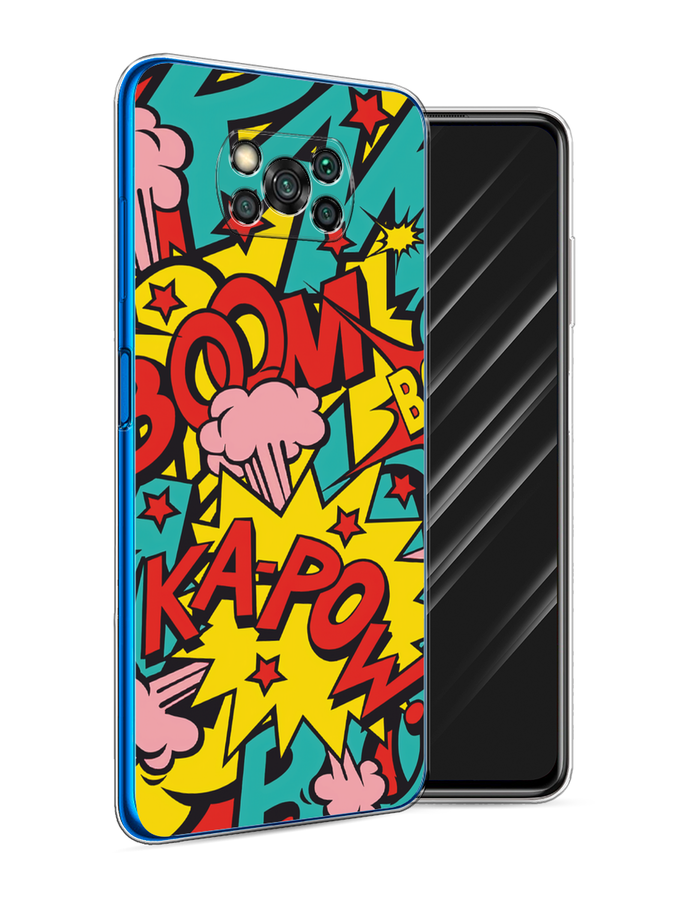 

Чехол Awog на Poco X3/X3 Pro "Постер pop art", Разноцветный, 310650-9