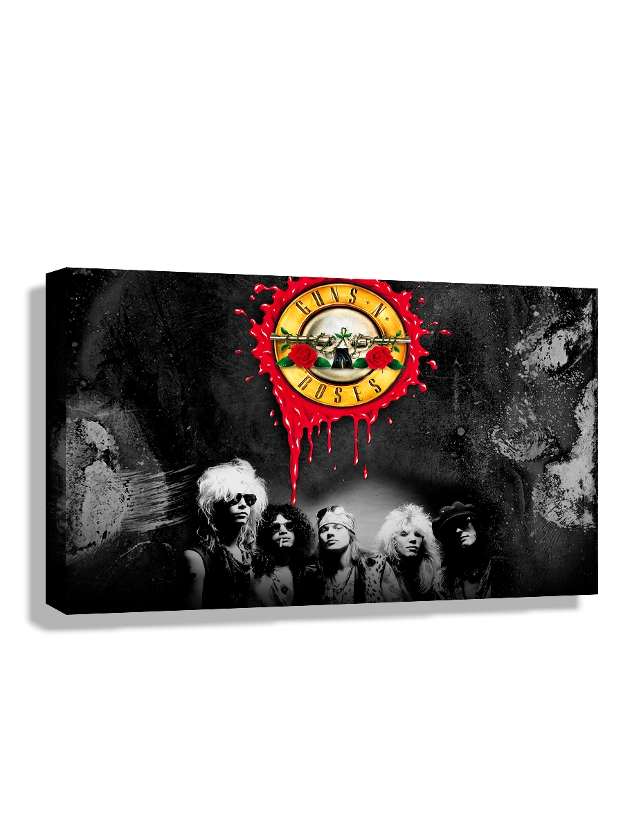 

Картина DRABS 50x30 см на холсте Guns n Roses эмблема
