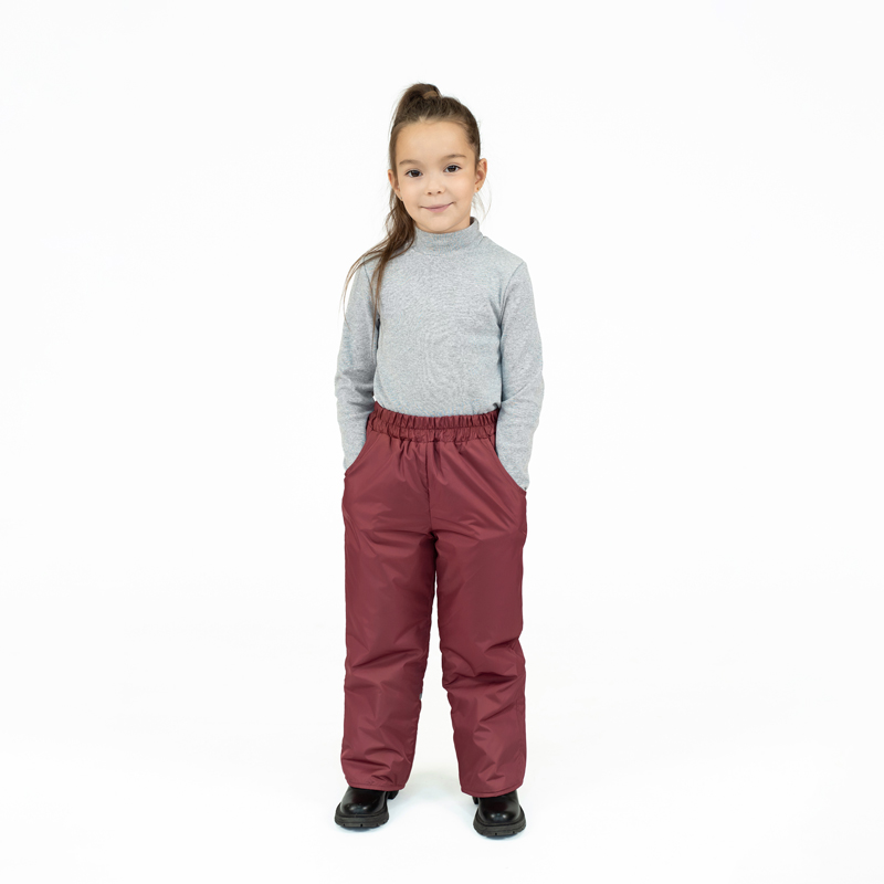 Брюки детские Arctic Kids 10-003, бордо, 122