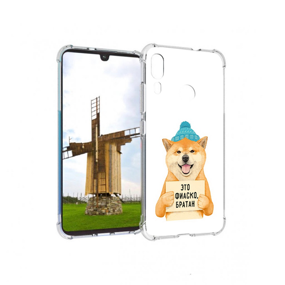 

Чехол MyPads Tocco для Motorola Moto E6 Plus фиаско (PT150579.352.656), Прозрачный, Tocco