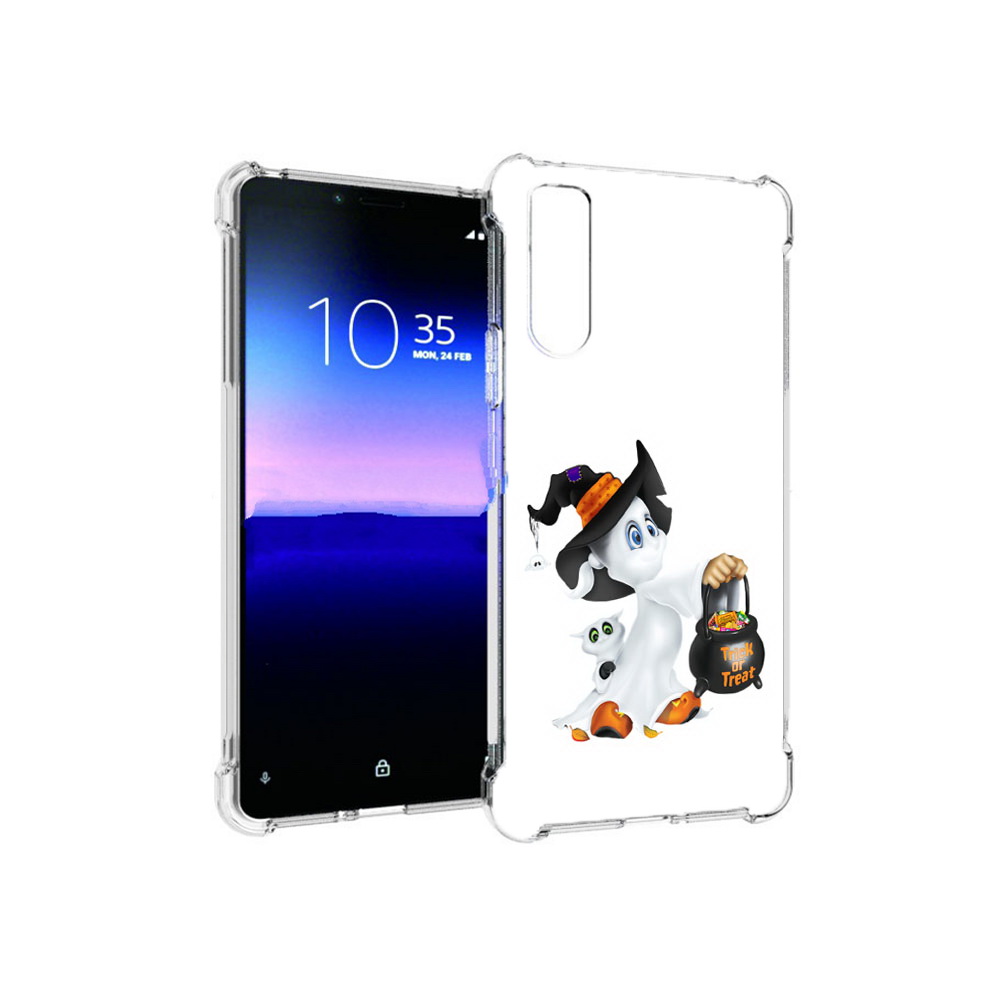

Чехол MyPads Tocco для Sony Xperia 10 II Маленький призрак (PT158941.227.113), Прозрачный, Tocco