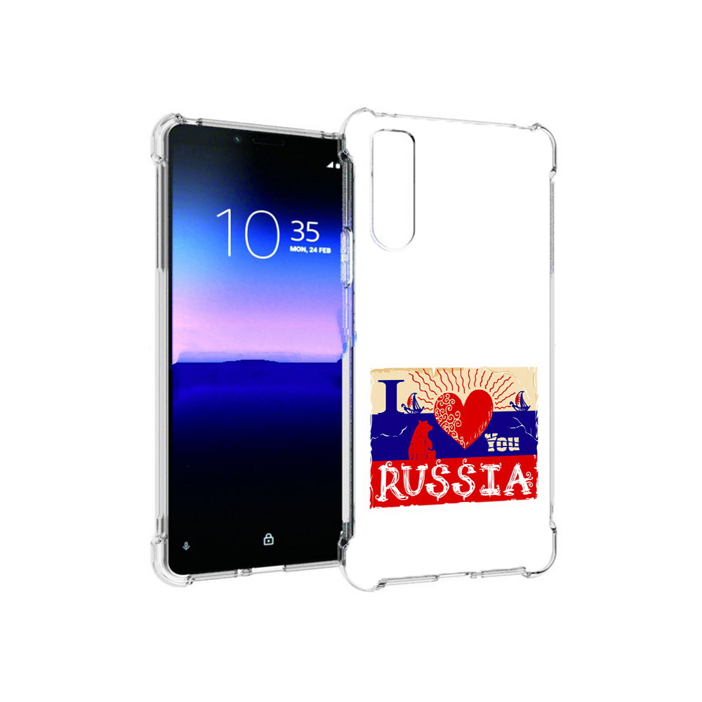 

Чехол MyPads Tocco для Sony Xperia 10 II Люблю Россию (PT158941.227.112), Прозрачный, Tocco