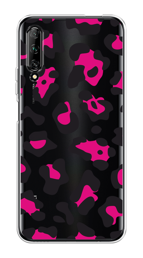 

Чехол на Huawei Y9s "Pink cow spots", Черный;розовый, 611150-1