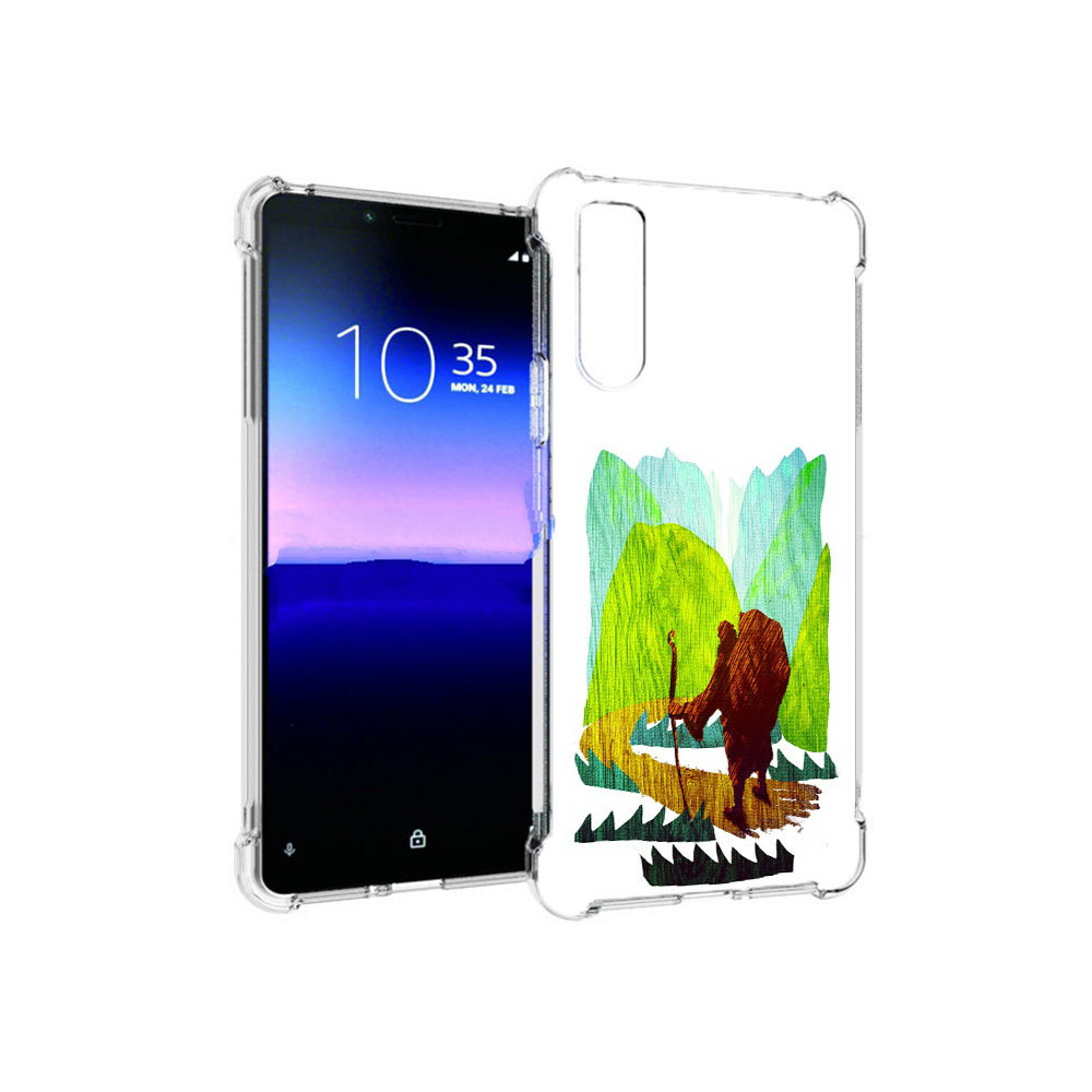 

Чехол MyPads Tocco для Sony Xperia 10 II Лесная тропа (PT158941.227.106), Прозрачный, Tocco