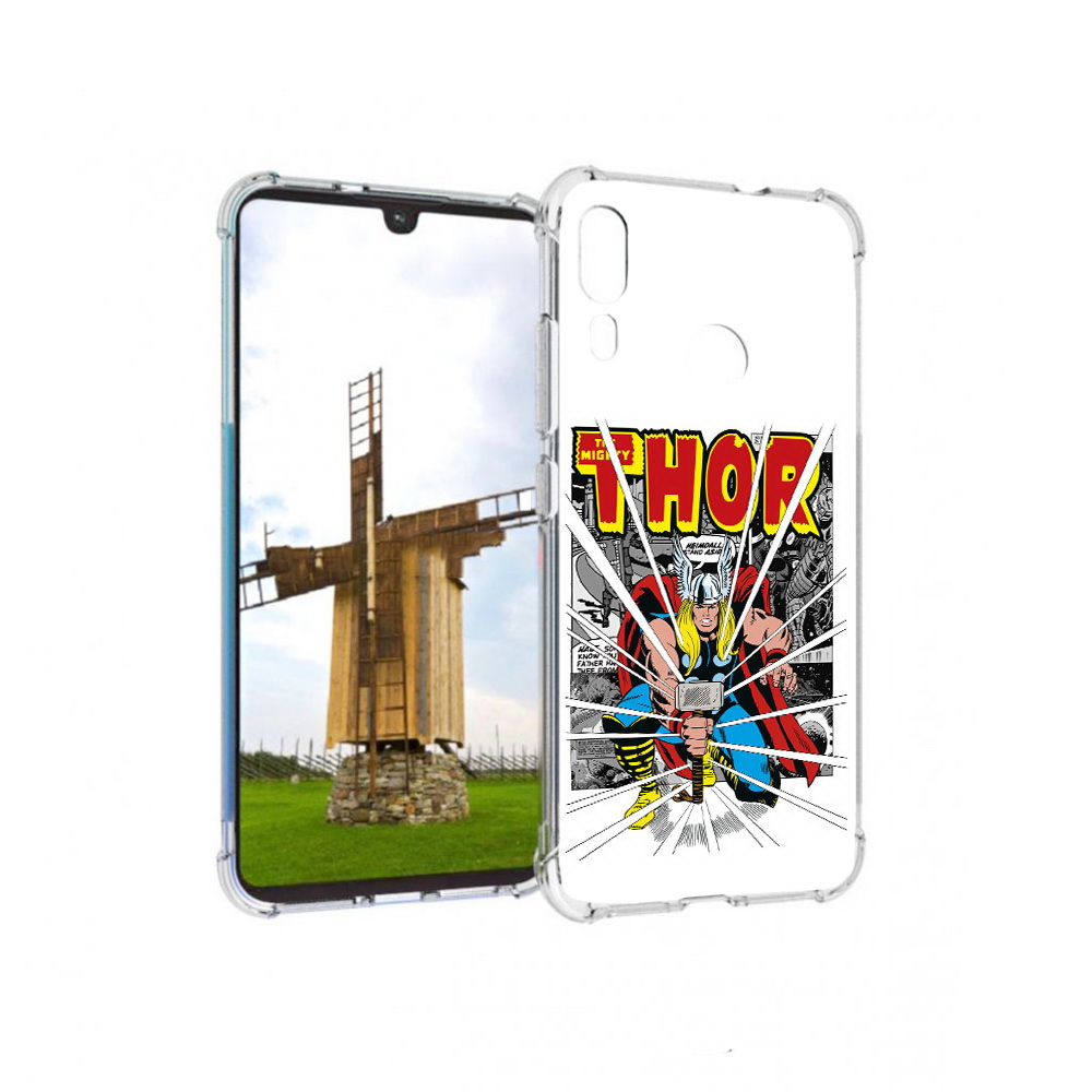 

Чехол MyPads Tocco для Motorola Moto E6 Plus тор рисунок (PT150579.352.647), Прозрачный, Tocco