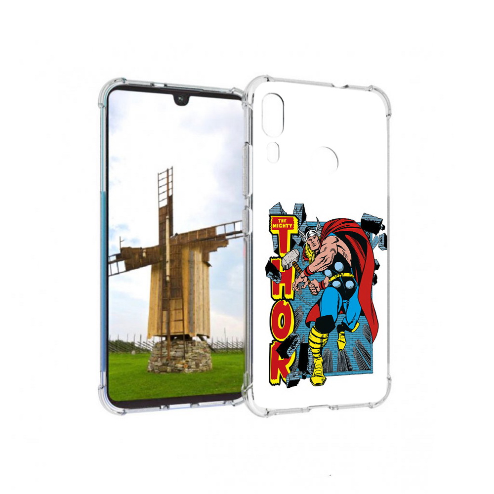 

Чехол MyPads Tocco для Motorola Moto E6 Plus тор комикс (PT150579.352.645), Прозрачный, Tocco