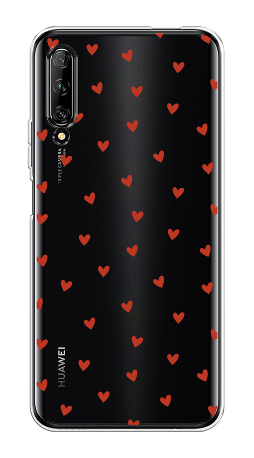 

Чехол на Huawei Y9s "Red hearts", Красный;прозрачный, 611150-1