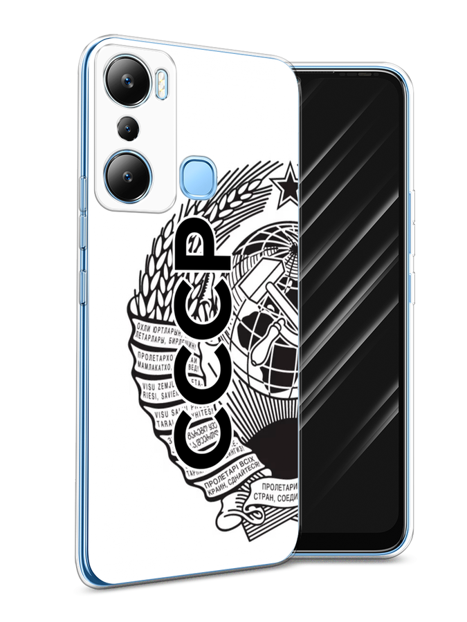 

Чехол Awog на Infinix HOT 20i "Герб СССР", Черный;серый;белый, 3102950-10