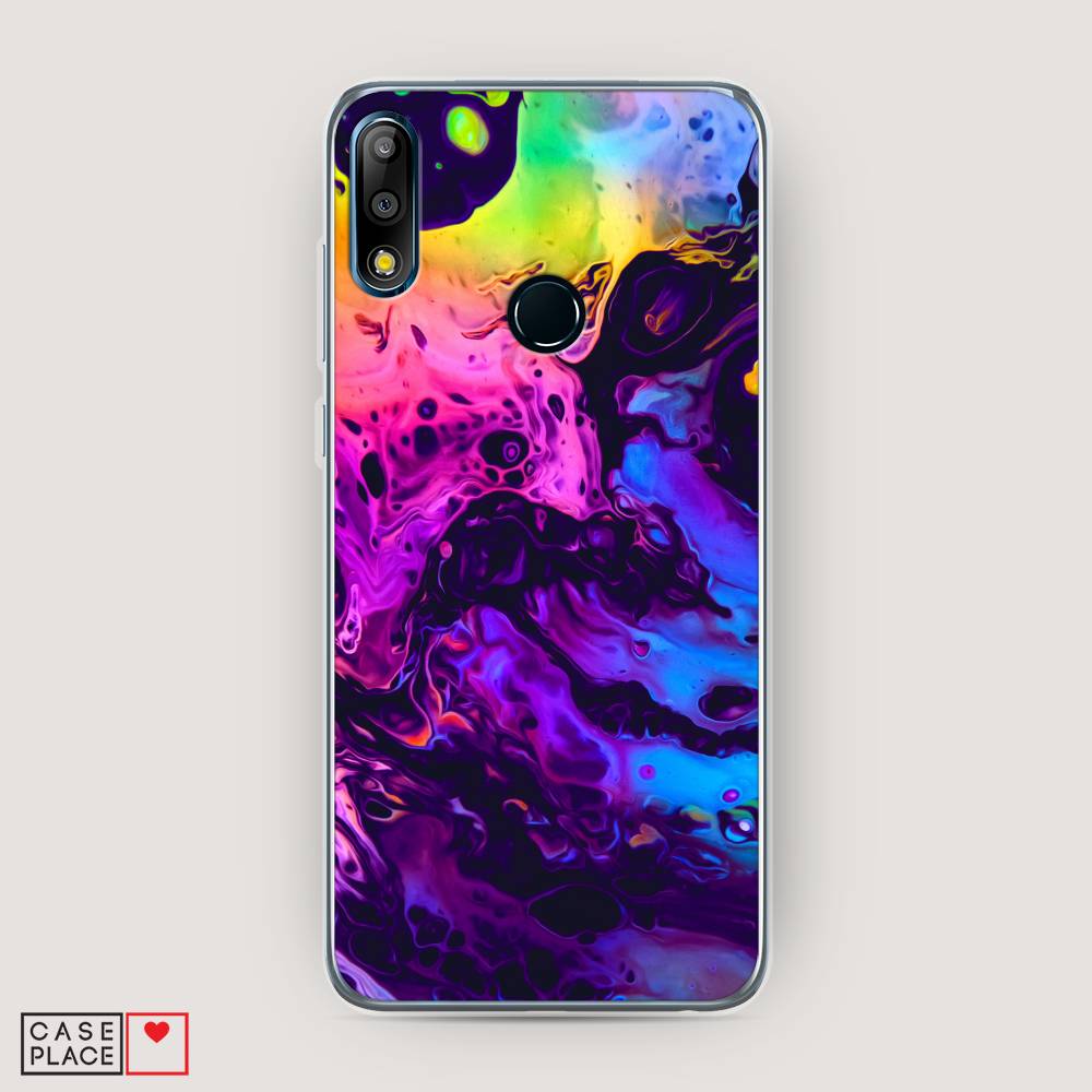 фото Чехол awog "acid fluid" для asus zenfone max pro (m2) zb631kl