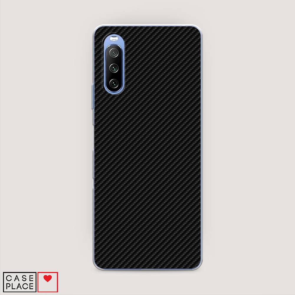 

Чехол Awog "Черный карбон" для Sony Xperia 10 III, 54950-3