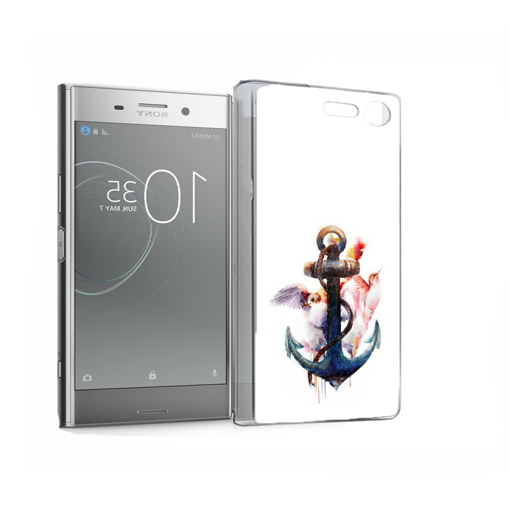 

Чехол MyPads Tocco для Sony Xperia XZ Premium якорь с птицами (PT67145.226.703), Прозрачный, Tocco