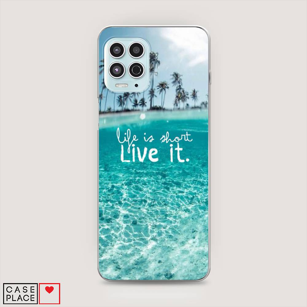 

Чехол Awog на Motorola Moto G100 "Live it", Разноцветный, 241650-7