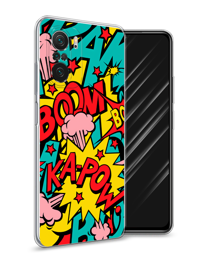 

Чехол Awog на Poco F3/Redmi K40/Mi 11i "Постер pop art", Разноцветный, 312650-9