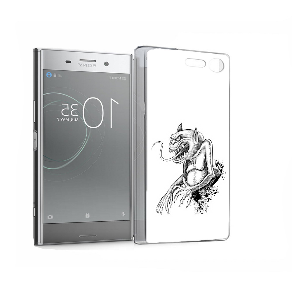 

Чехол MyPads Tocco для Sony Xperia XZ Premium чорт (PT67145.226.692), Прозрачный, Tocco