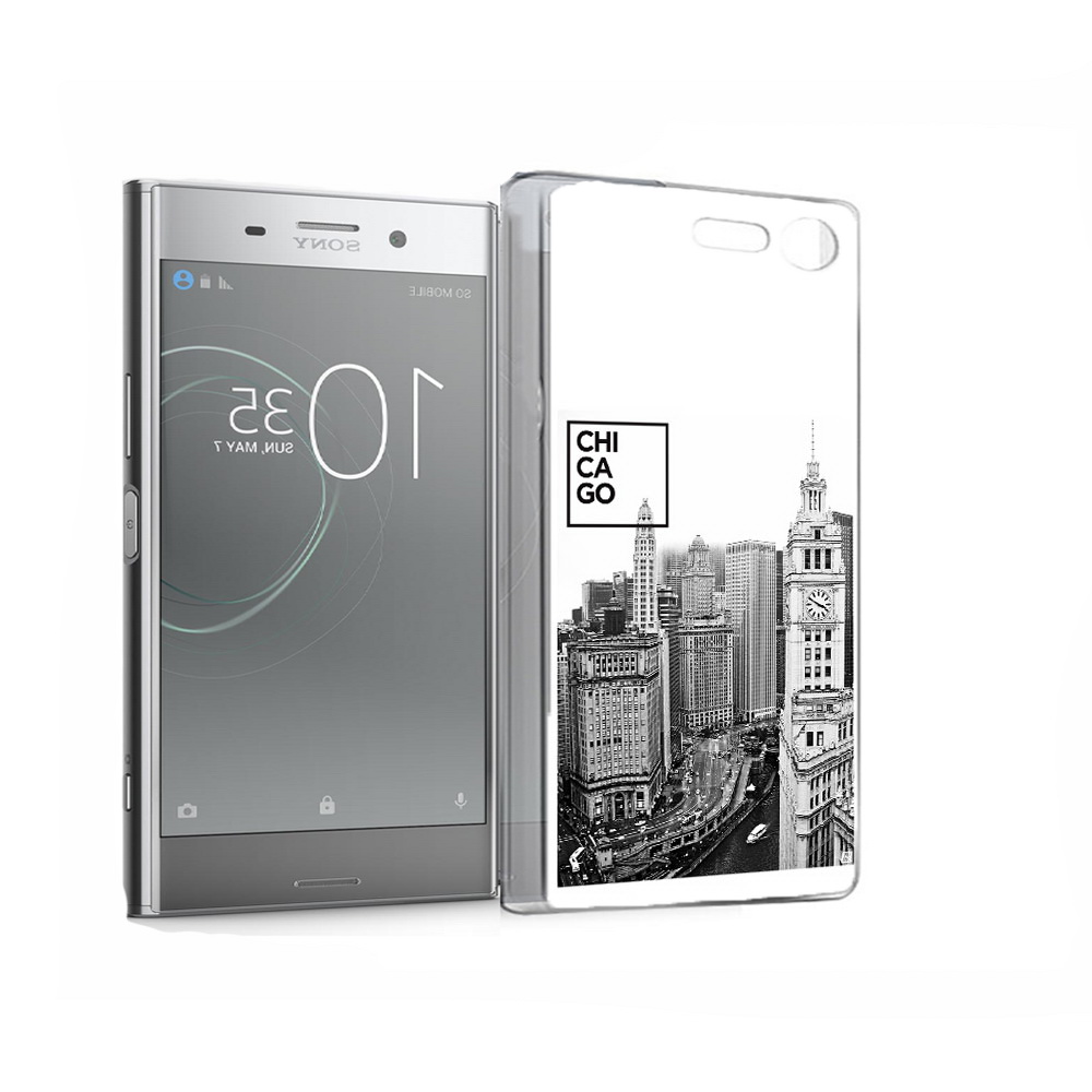 

Чехол MyPads Tocco для Sony Xperia XZ Premium черно белый чикаго (PT67145.226.689), Прозрачный, Tocco