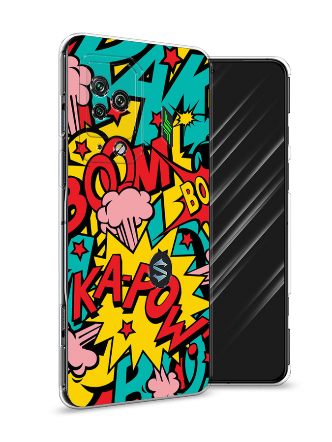 

Чехол Awog на Xiaomi Black Shark 5 Pro "Постер pop art", Разноцветный, 314150-9