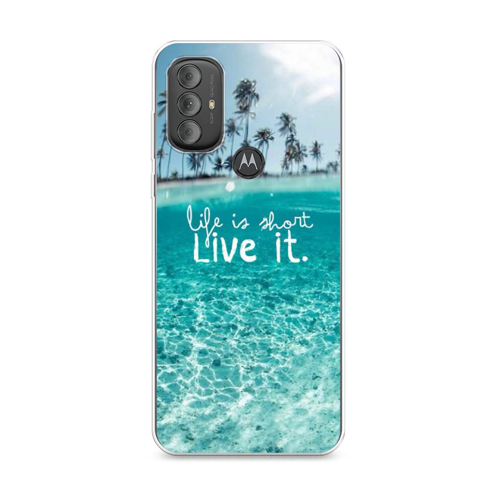 

Чехол Awog на Motorola Moto G Power 2022 "Live it", Разноцветный, 242850-7