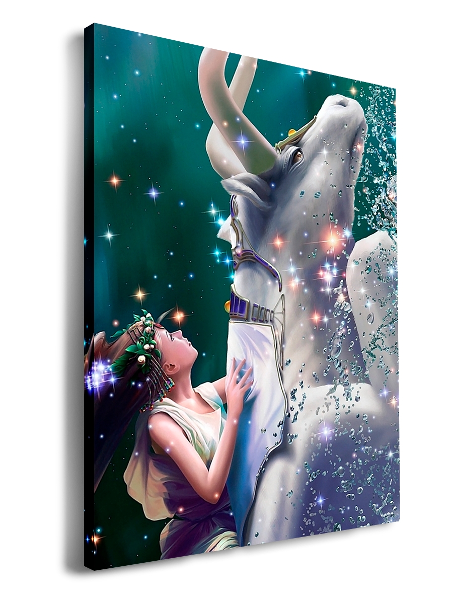 

Картина DRABS 50x30 см на холсте Знак зодиака-Телец