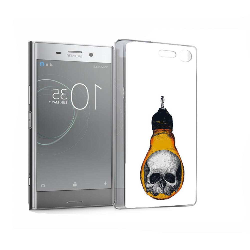 

Чехол MyPads Tocco для Sony Xperia XZ Premium череп в лампочке (PT67145.226.676), Прозрачный, Tocco