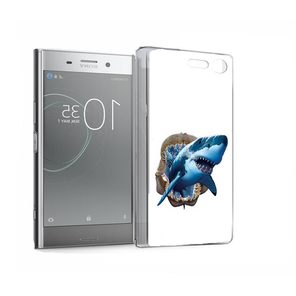 

Чехол MyPads Tocco для Sony Xperia XZ Premium челюсти (PT67145.226.675), Прозрачный, Tocco