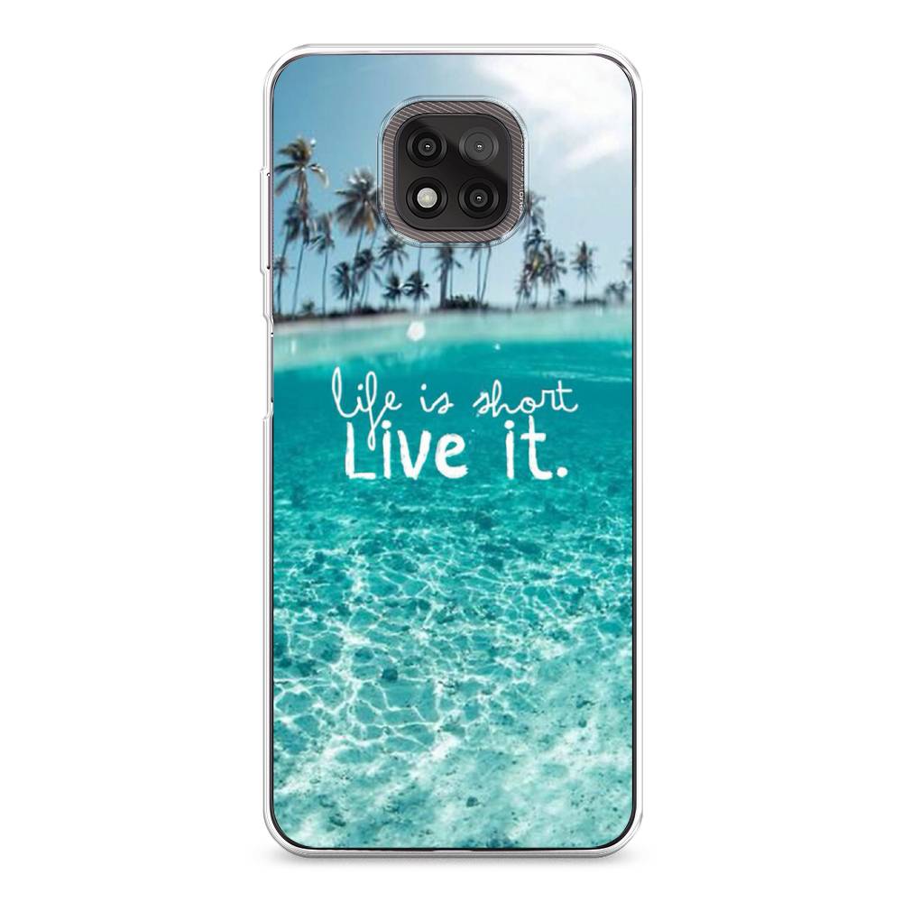 

Чехол Awog на Motorola Moto G Power 2021 "Live it", Разноцветный, 242750-7