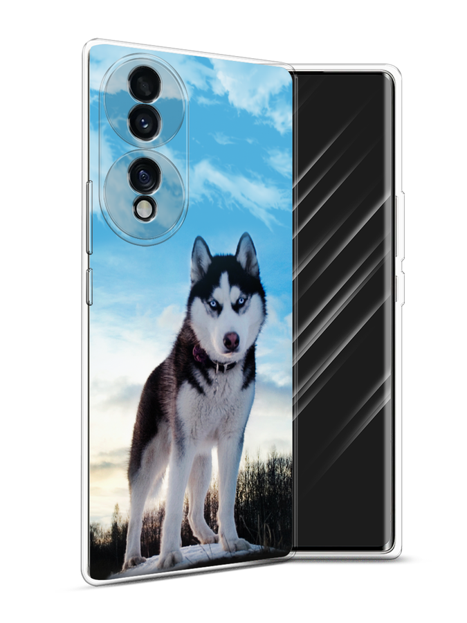 

Чехол Awog на Honor 70 "Хаски 3", Разноцветный, 6108250-2