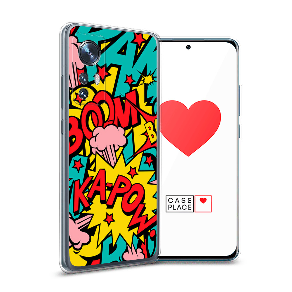 

Силиконовый чехол Awog "Постер pop art" для Xiaomi 12, Разноцветный, 312350-9