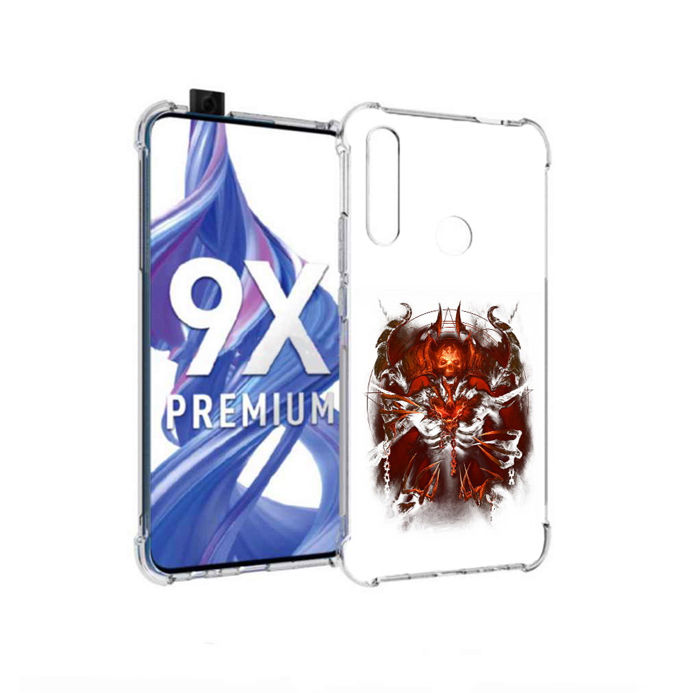 

Чехол MyPads Tocco для Honor 9X яркий демон (PT139835.22.708), Прозрачный, Tocco