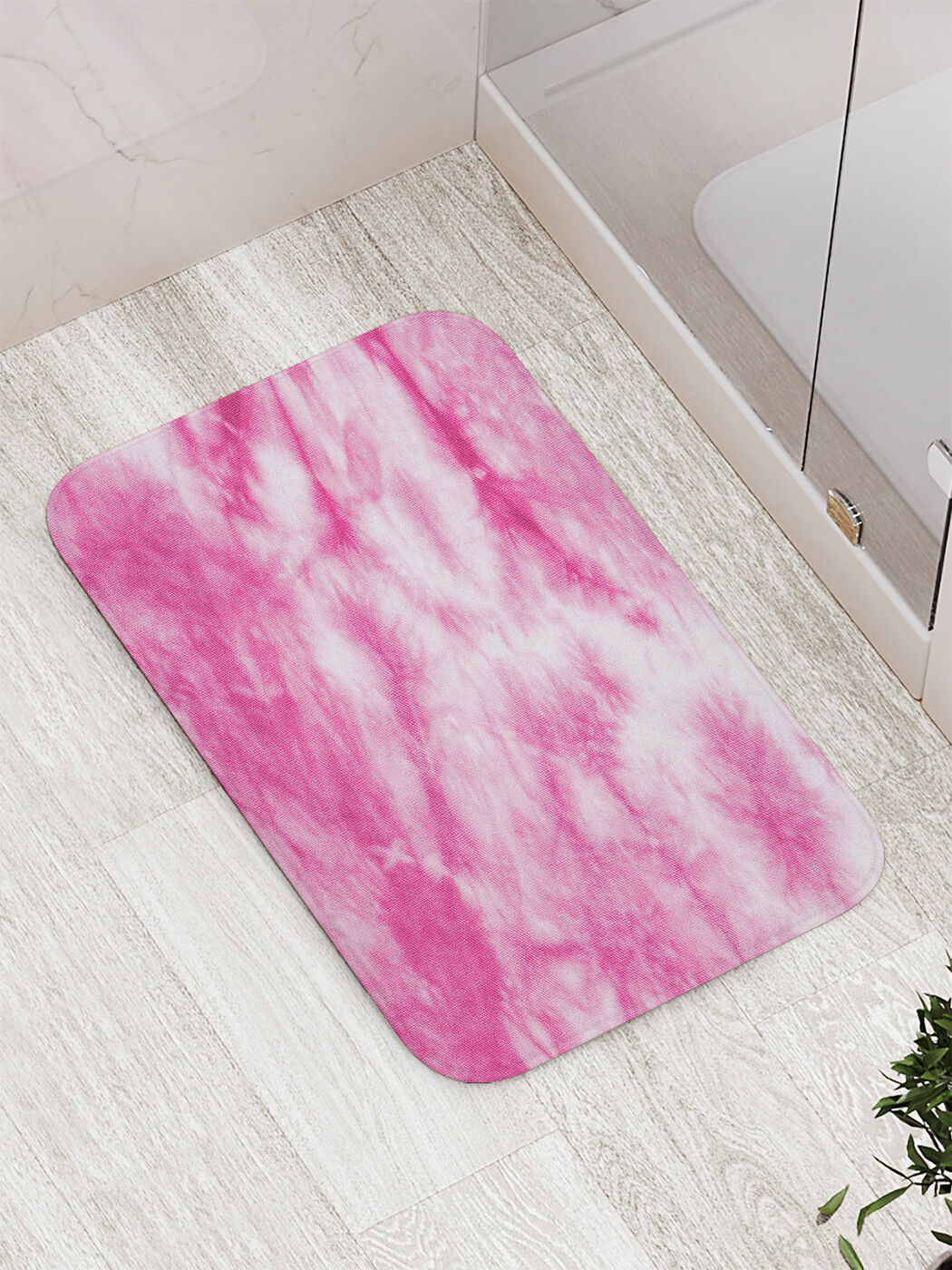 

Коврик противоскользящий JoyArty "Розовая фантазия" для ванной, сауны, бассейна, 77х52 см, Розовая фантазия