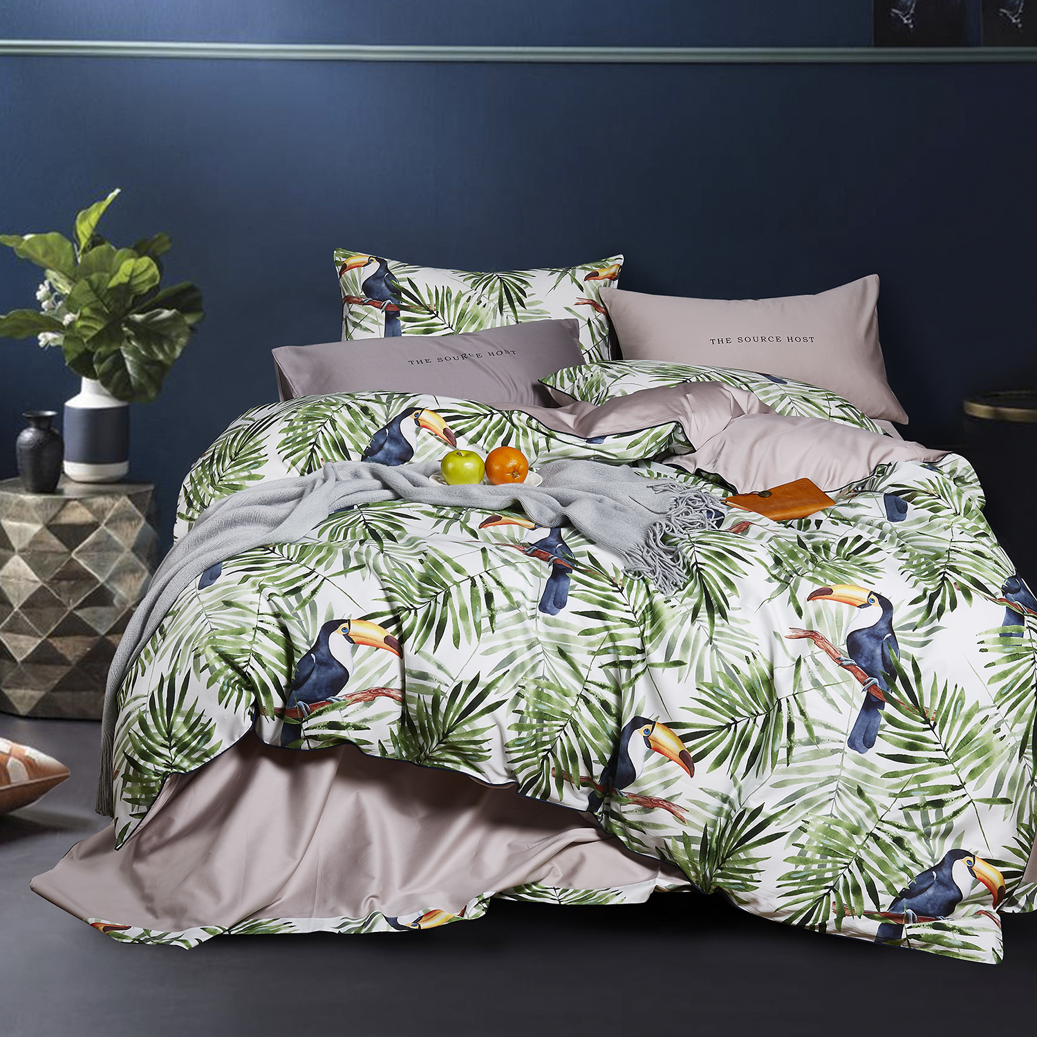 

Комплект постельного белья VIVA - HOME TEXTILE Евро 140х200х30, CPAR0