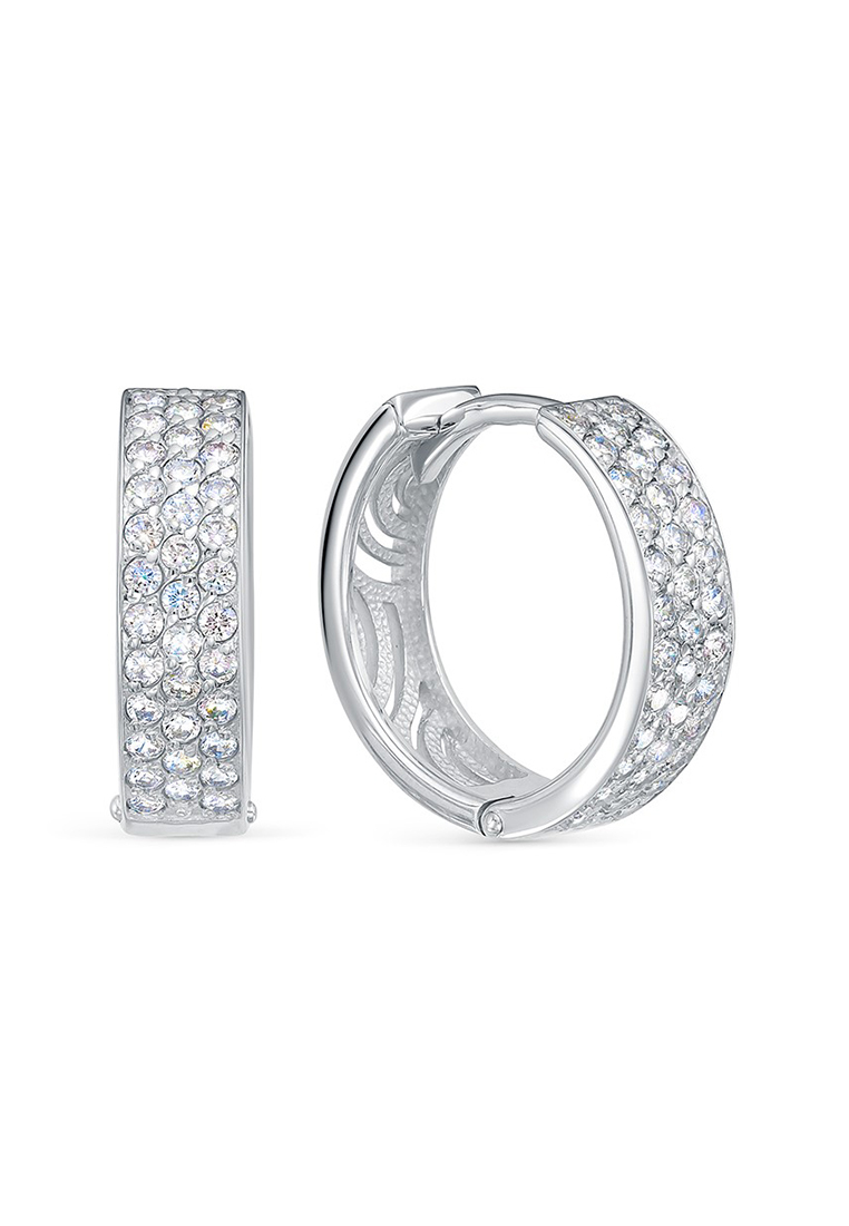 

Серьги конго из серебра с фианитом Kari Jewelry 3101020362, 3101020362