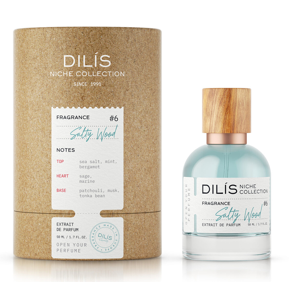 Духи DILIS Parfum Niche Collection Salty Wood для женщин 50 мл