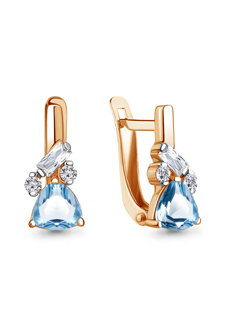 

Серьги из серебра с топазом Kari Jewelry 4762605А.6, 4762605А.6