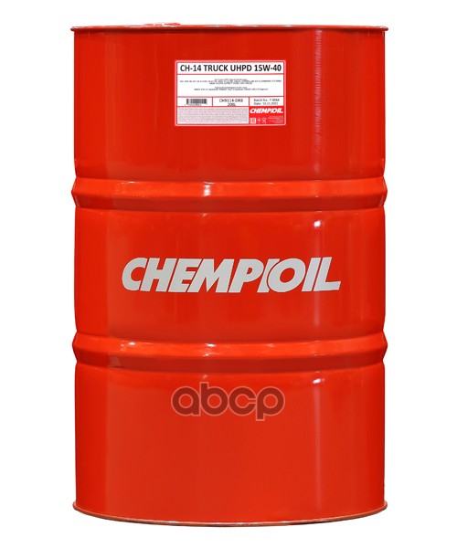 Моторное масло Chempioil синтетическое Truck Uhpd Cj-4 Sn E7 E9 15W40 Ch14 208л 123240₽