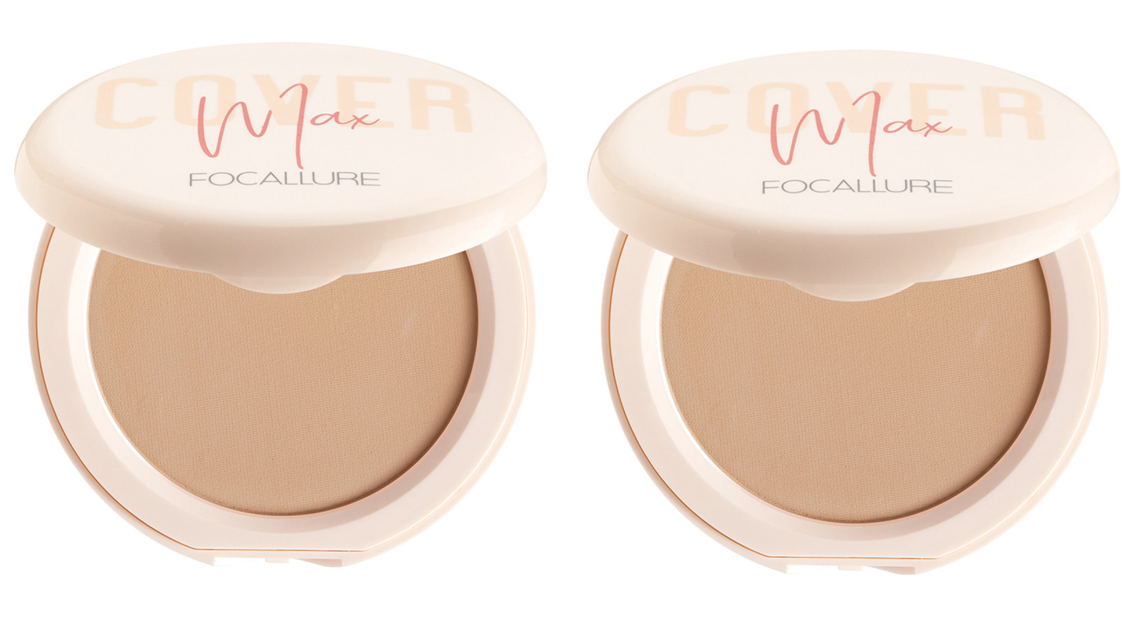 Пудра для лица Focallure Covermax Two way cake Pressed Powder тон 03 6.8 г 2 шт