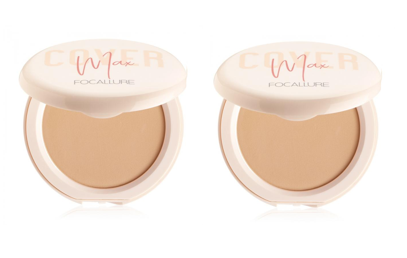 Пудра для лица Focallure Covermax Two way cake Pressed Powder тон 02 6.8 г 2 шт