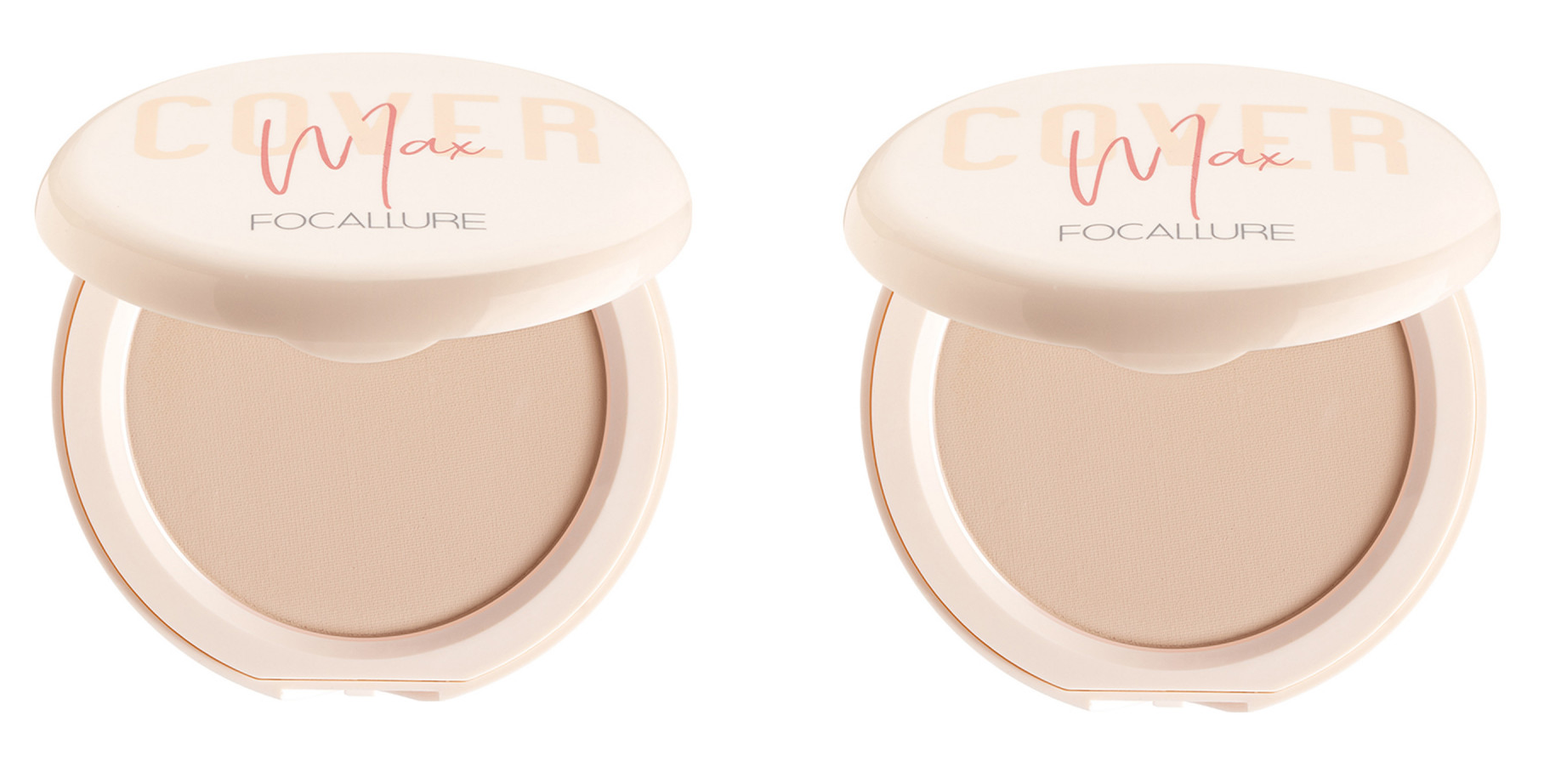 

Пудра для лица Focallure Covermax Two way cake Pressed Powder тон 01 6.8 г 2 шт