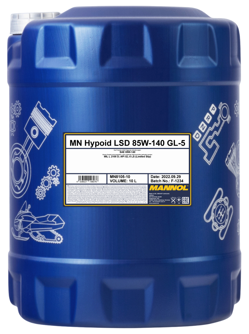 

Трансмиссионное масло MANNOL mn810510 85W140
