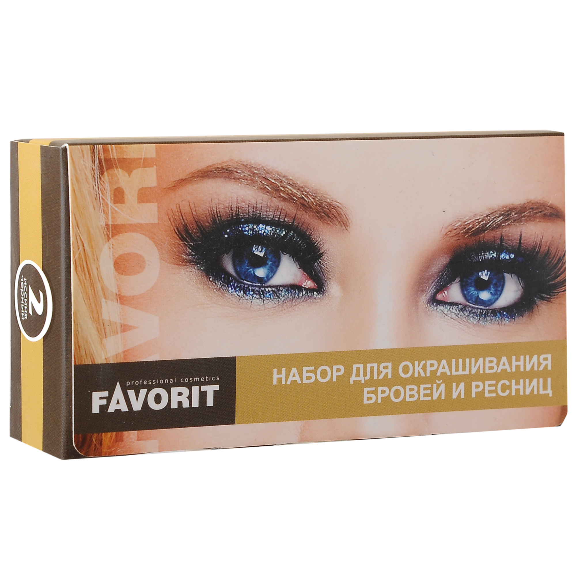 

Набор декоративной косметики для бровей и ресниц Farmavita FAVORIT Черный