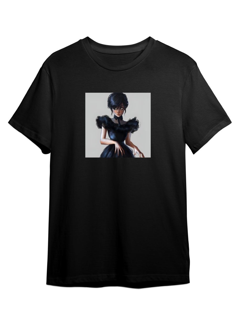 

Футболка унисекс СувенирShop Wednesday/Уэнсдэй/Венсдей 49 черная 5XL, Черный, "Wednesday/Уэнсдэй/Венсдей" 49