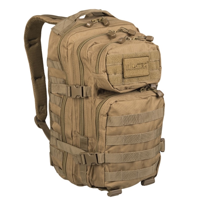 

Рюкзак Mil-Tec штурмовой малый США 14002005 Khaki 20л, Желтый, US ASSAULT PACK SM