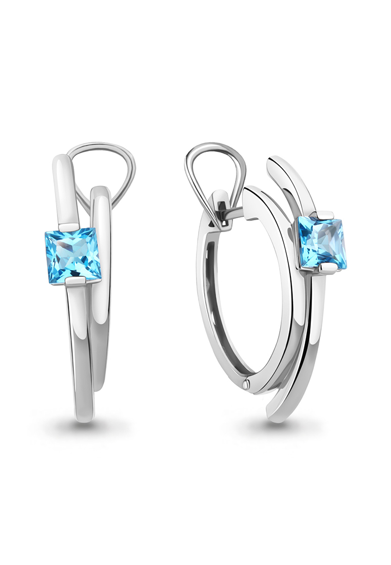 

Серьги конго из серебра с топазом Kari Jewelry 4764005.5, 4764005.5