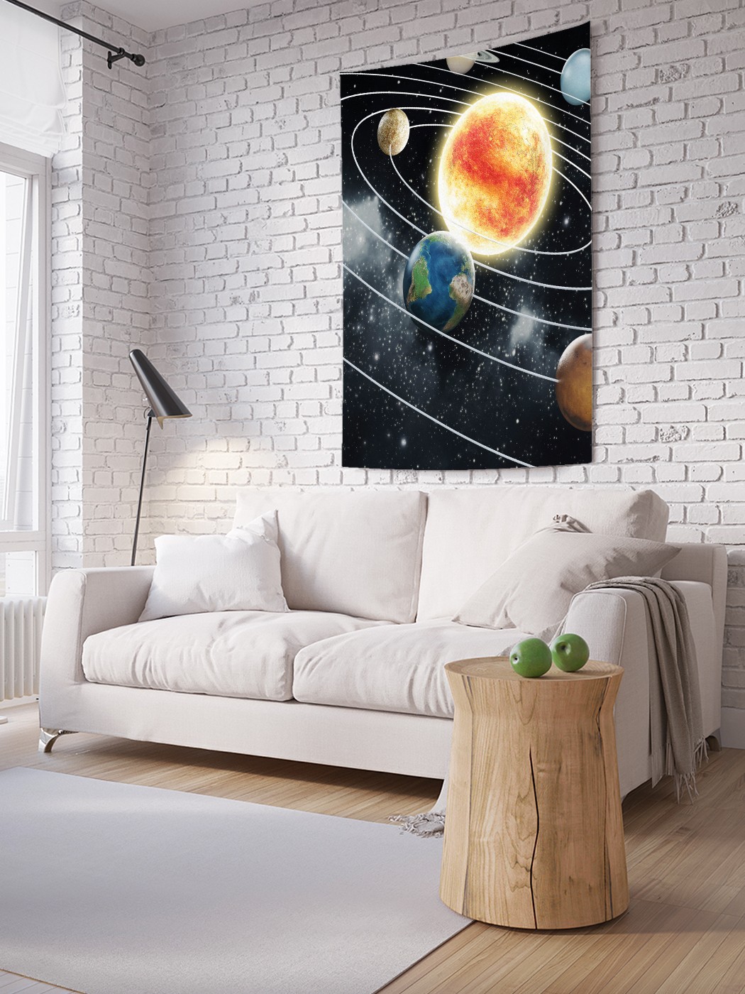 

Вертикальное фотопанно на стену JoyArty Планеты Солнечной системы 150x200 см, Планеты Солнечной системы