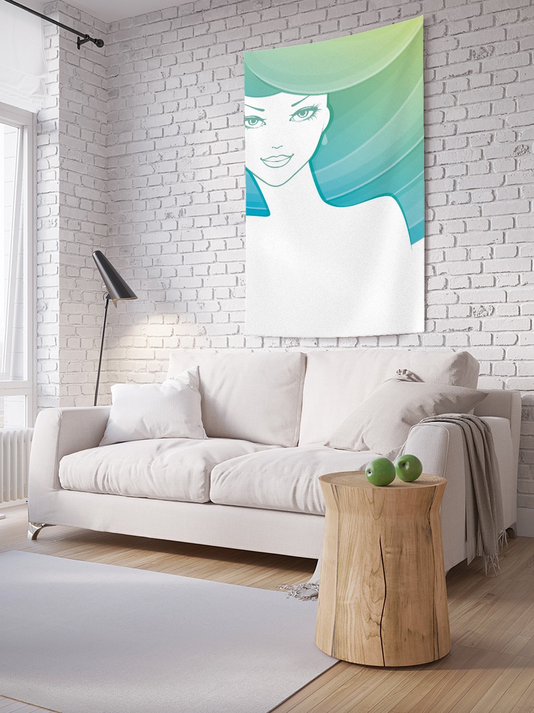 

Вертикальное фотопанно на стену JoyArty Девушка-мечта 150x200 см, Девушка-мечта