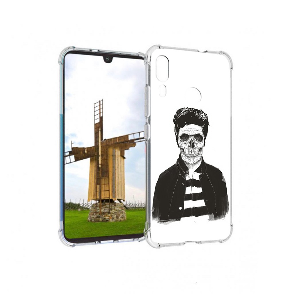 

Чехол MyPads Tocco для Motorola Moto E6 Plus скелет (PT150579.352.604), Прозрачный, Tocco