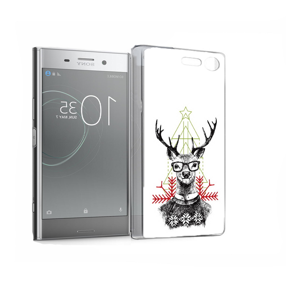 

Чехол MyPads Tocco для Sony Xperia XZ Premium умный олень (PT67145.226.652), Прозрачный, Tocco